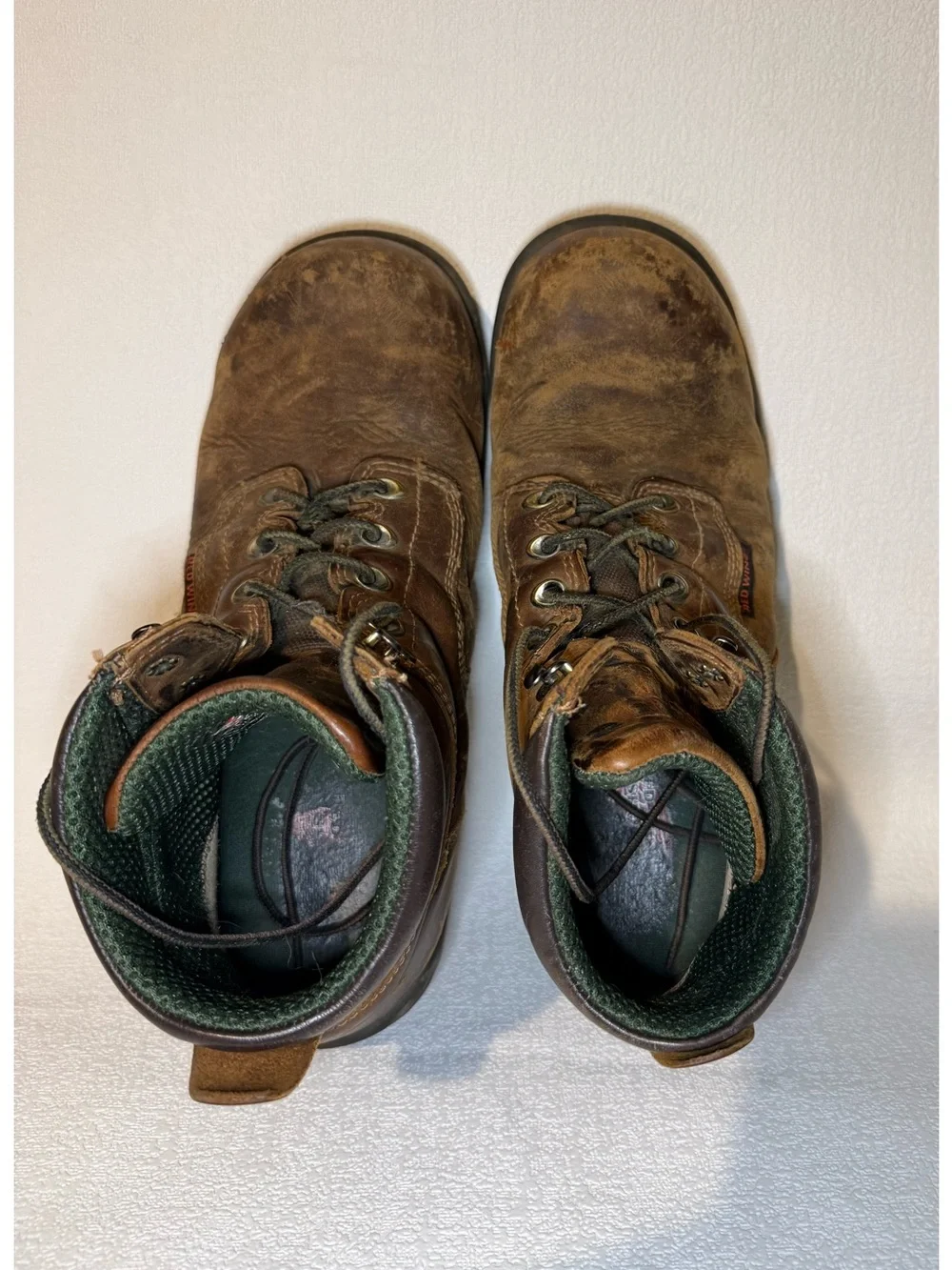 Red Wing Men’s 11 Brown Leather Safety Toe EH Oil Resistant Work Boots